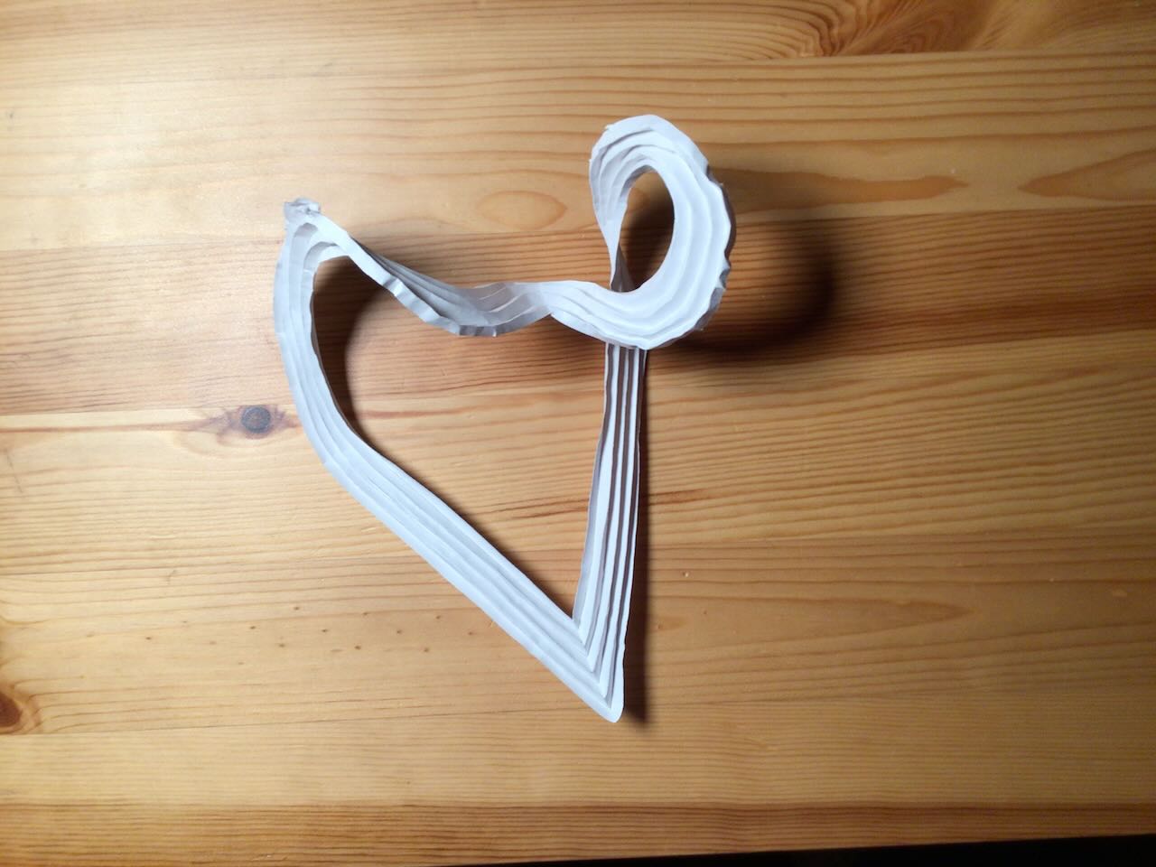 Hyperbolic origami